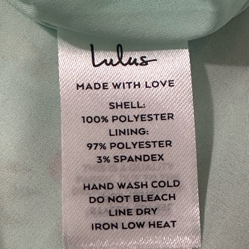 Lulu's Floral Mini Dress in Light Blue and Red - Picture 5 of 6